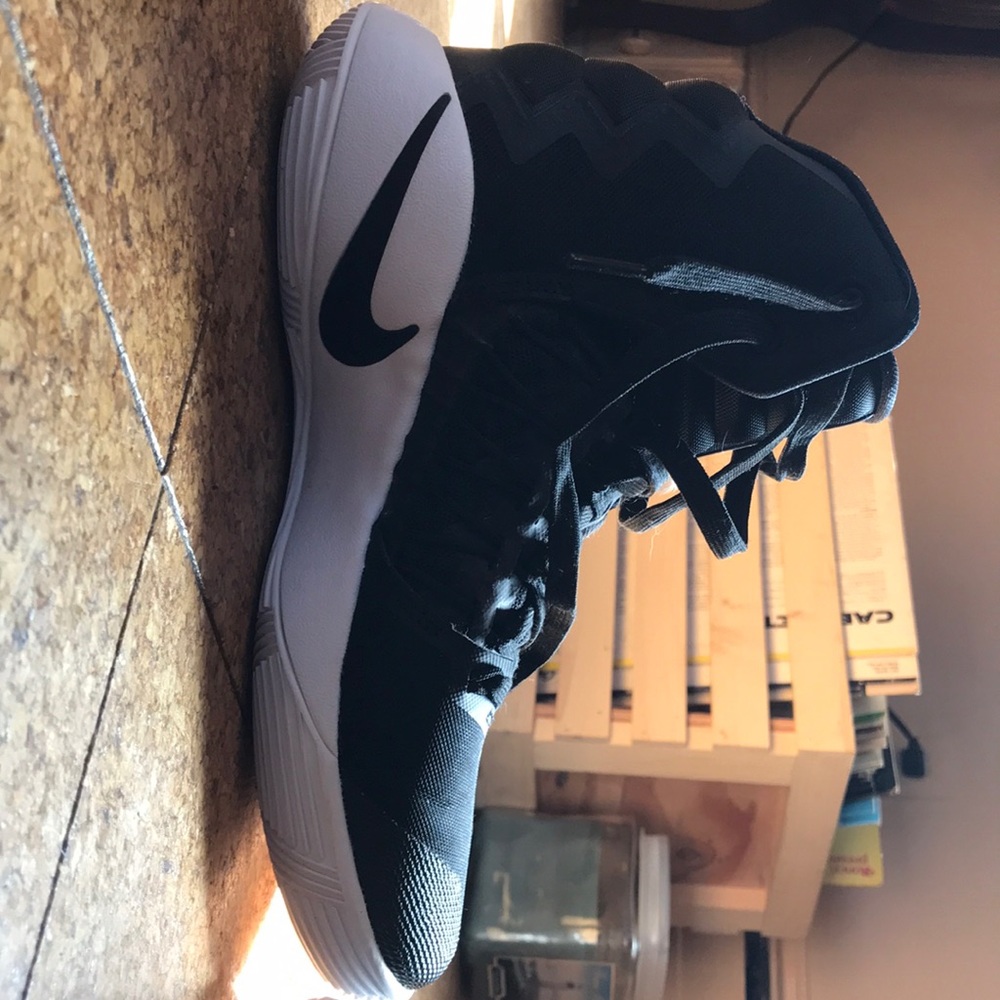 B&W Nike sneakers (wraps around the ankle)